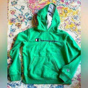 Champion Green Hoodie Youth XL